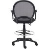 Boss Mesh Drafting Stool W/ Adjustable Arms B16216