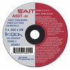 United Abrasives/Sait CutOff Wheel, A60T, 3"x.035"x3/8", 25000rpm 23051
