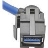 Tripp Lite USB Cable, SuperSpeed, Keystone, M/F, 3ft U324-003-KJ