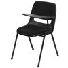 Flash Furniture Black Plastic Tablet Arm Chair 5-RUT-EO1-01-PAD-LTAB-GG