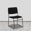 Flash Furniture Black Fabric Stack Chair 5-XU-8700-BLK-B-30-GG
