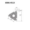 Hhip 16Nr-13UN TiALN Coated Internal Threading & Grooving Insert 6006-4513