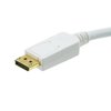 Monoprice CPU Cord, Displayport/DVI, 10ft, White 6016