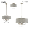 Livex Lighting Park Ridge 2 Light Brushed Nickel Ceiling Mount 60422-91