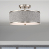 Livex Lighting Park Ridge 2 Light Brushed Nickel Ceiling Mount 60422-91