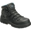 Avenger Safety Footwear 6-Inch Work Boot, W, 8, Black, PR A7127