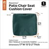 Classic Accessories Ravenna Patio Cushion Slipcover, Mallard Green, 17" 60-370-011101-RT