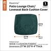 Classic Accessories Ravenna Patio Cushion Slipcover, Mallard Green, 21 60-374-011101-RT