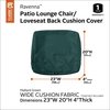 Classic Accessories Ravenna Patio Cushion Slipcover, Mallard Green, 23 60-375-011101-RT