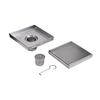 Oatey Designline™ 4 in. x 4 in. Square Drain Square Grate DSS2040R2