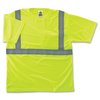 Glowear By Ergodyne Medium Class 2 Economy T-Shirt, Lime 8289