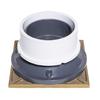 Oatey Adj PVC Hub Fit 4", w/Ring Sqrtp 72149