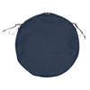 Classic Accessories Round Dining Seat Cushion, Blue, 18" Dia 62-003-INDIGO-EC