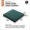 Classic Accessories Ravenna Seat Cushion, Mallard Green, 21"x19"x3" 62-009-MGREEN-EC