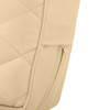 Classic Accessories Montlake Quilted Patio Cushion, Chamomile, 54"x18"x3" 62-044-CREAM-EC