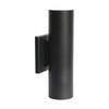 Nuvo Lighting 2-Light LED Large Up and Down Sconce Fixture Black Finish 20W 120/277V 62/1144R1