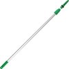 Unger 48" Tapered, Threaded Extension Pole, Green/Silver, Aluminum/Plastic EZ120