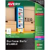 Avery 2" x 10" ID Labels for Laser/Inkjet, 200 labels/50 Sheets 7278261506