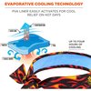 Chill-Its By Ergodyne Cooling Tie Bandana, Universal, Flame 6700CT