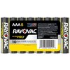 Rayovac UltraPro AAA Alkaline Battery, 1.5V DC, 8 Pack ALAAA8