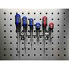 Triton Products 9 In. W Stainless Steel Multi-Ring Tool Holder for Stainless Steel LocBoard 66661