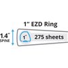 Avery Durable View Binder, 1" EZD Rings, 275-She 7771109301