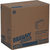 Brawny A300 Disposable Cleaning Towel, 1/4-Fold, White 28611