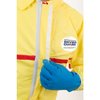 Chemsplash Hooded Chemical Resistant Coveralls, 6 PK, Yellow, Non-Woven Laminate, Zipper 7015YT-L