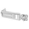 Master Lock Latching Hasp, Fixed, Natural, 4-1/2 In. L 704