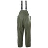 Helly Hansen Rain Bibs, PVC/Polyester, Army Green, S 70529_480-S