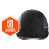 Skullerz By Ergodyne Bump Cap, Long Brim Baseball, ABS, Hook-and-Loop Suspension, Black, Fits Hat Size XL 8950XL