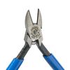 Klein Tools 4 1/4 in Precision Diagonal Cutting Plier Semiflush Cut Narrow Nose Uninsulated D257-4C