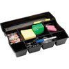 Rubbermaid Commercial Drawer Organizer, Recycled, Black 21864