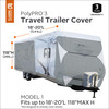 Classic Accessories Toy Hauler Cover, 18 ft.-20 ft. L RVs Grey 73163