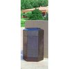 Commercial Zone Products 30 gal Hexagon Trash Can, Black 737101