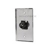 Monoprice Xlr Male 3 Pin One Port Wall Plate 7397