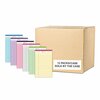 Roaring Spring Case of Recycled Colored Legal Writing Pads, Mini Sized 5"x8", 50 Perforated Sheets 15# Pastel Paper 74220cs