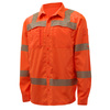 Gss Safety Class 3 Lightweight Shirt Rip Stop Bttm 7506-MD