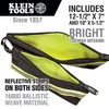 Klein Tools Flat, Zippered Tool Bags, Black, 1680d Ballistic Material, 1 Pockets 55599