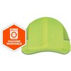 Skullerz By Ergodyne Bump Cap, Short Brim Baseball, ABS, Hook-and-Loop Suspension, Hi-Visibility Lime 8950