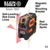Klein Tools Laser Level, Self-Leveling Red Cross-Line Level and Red Plumb Spot 93LCLS