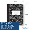 Roaring Spring Pallet of Black Marble Comp Books, 100 sheets of 15# White Paper, 9.75"x7.5", Wide Ruled W/ Margin 77230PL