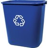 Partners Brand 7 gal. Desk-Side Wastebasket, Blue RUB139CBLU