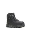 Wolverine Size 12 Men's 6 in Work Boot Steel Work Boots, Black W211042