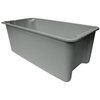 Mfg Tray Hang & Stack Storage Bin, Fiberglass reinforced thermoset composite, 11.375 in W, 24.125 in L 790408 GN