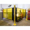 Shaver Industries Weld Screen, 5.5 ft H, 20 ft W, Yellow 628242430159