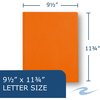 Roaring Spring 250 Pocket Folders w/ Prongs, 11 pt tag board, Orange 54130cs