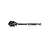 Klein Tools 3/8" Drive 72 Geared Teeth Round Head Style Hand Ratchet, 7" L, Chrome Plated Finish 65720