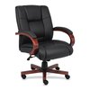 Boss Fabric Executive Chair, 22-, Fixed, Black B8996-C