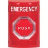 Safety Technology International Emergency Push Button, Red Button, SPDT SS2009EM-EN